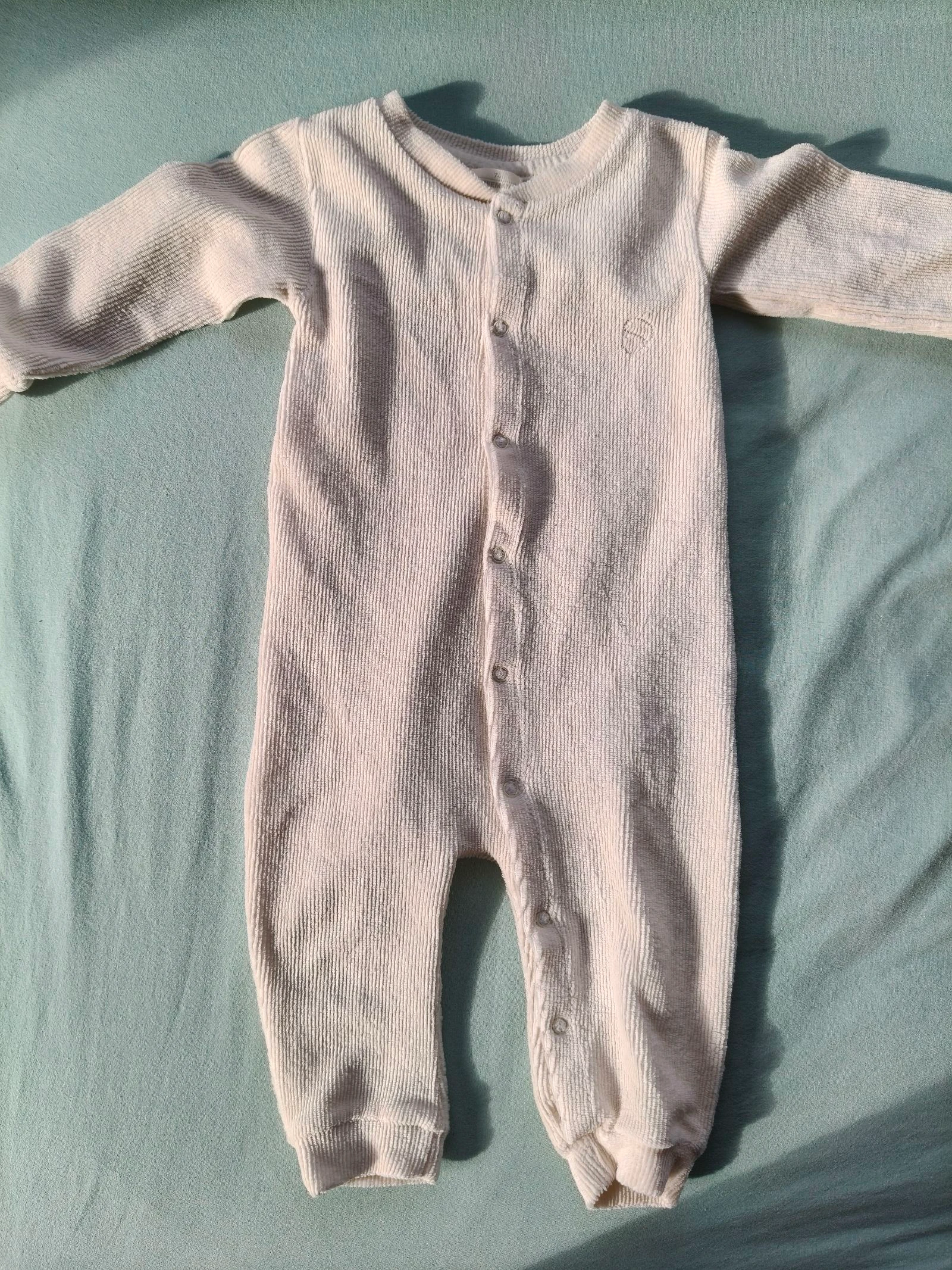 Pijama chaud mixte Zeeman beige 74 cm